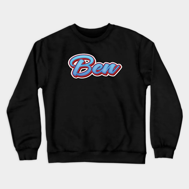 Ben Crewneck Sweatshirt by ProjectX23Red